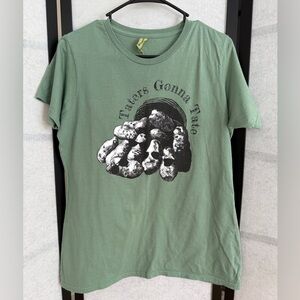 Fedco Seeds Women's T-shirt.  "Taters Gonna Tate" graphic - Size XL